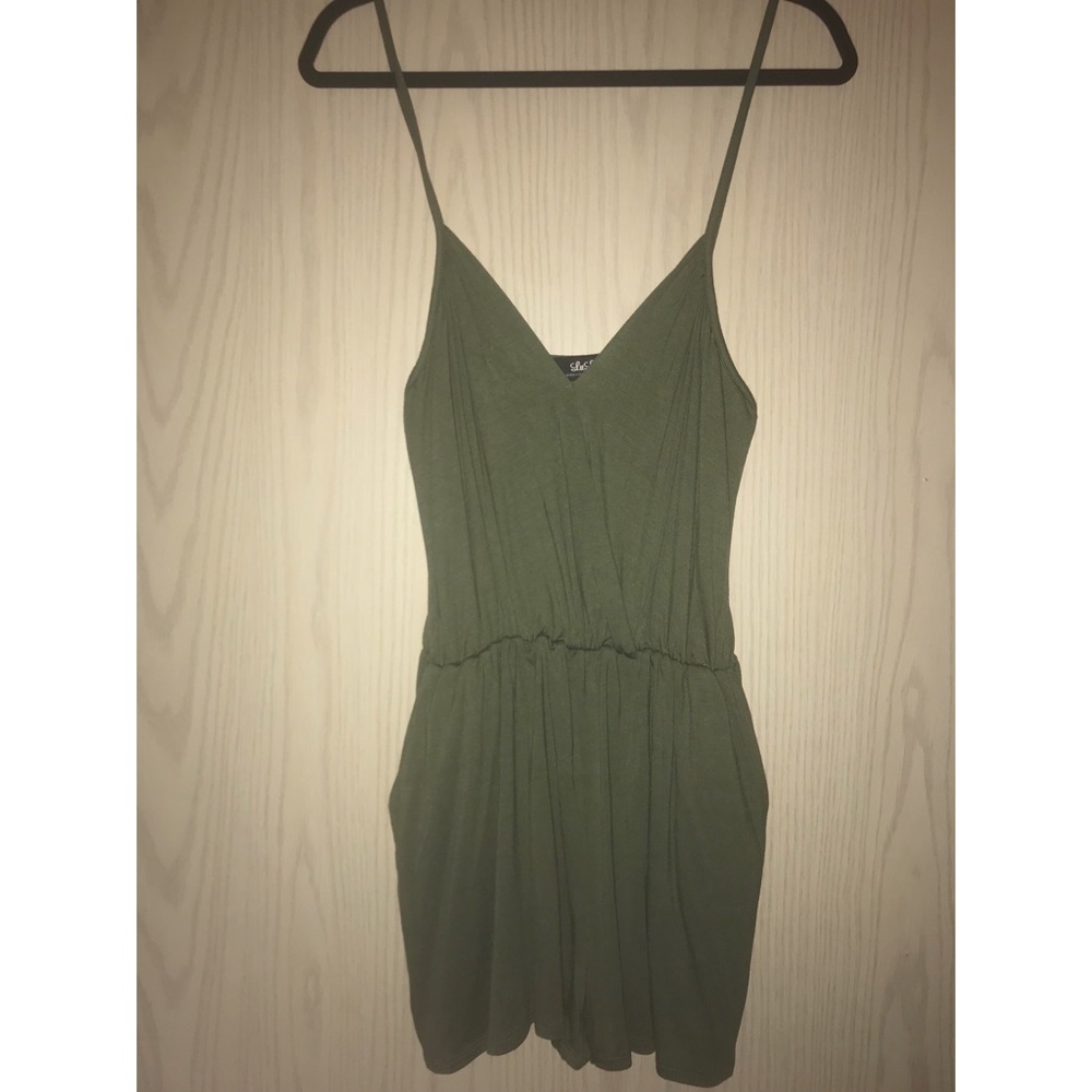 New Olive Green Romper (M)